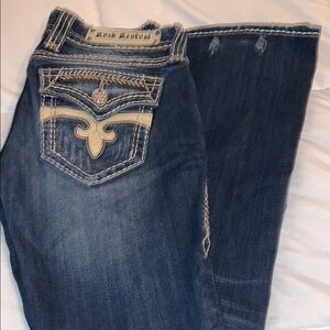 Rock Revival Women's Blue Jeans 26 bootcut